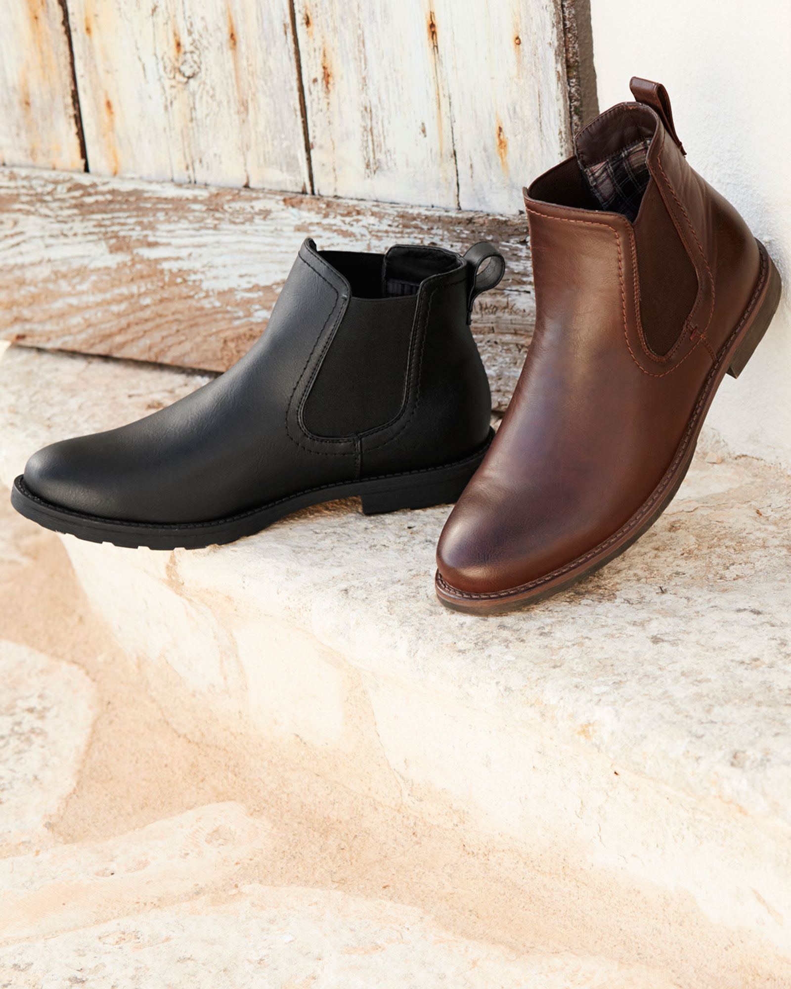 Pull-on Chelsea Boots at Cotton Traders